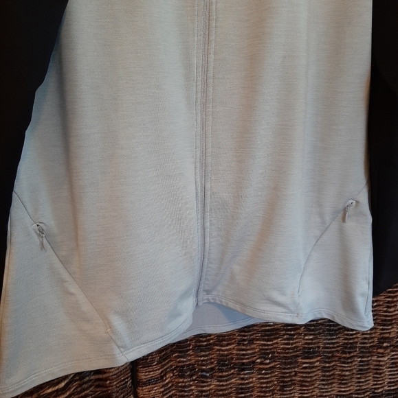 FootJoy Full Zip Performance Golf Jacket Men's Large Grey Black Outerwear - Picture 3 of 8